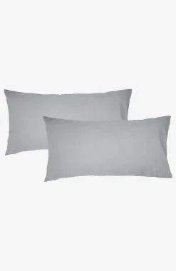 Pudebetræk|Flerpak-Cellbes of Sweden Pudebetræk 50x90 cm Økologisk bomuld 2-pack Lysegrå