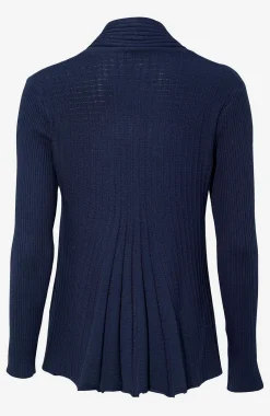 Cardiganer|Cardiganer-Freequent Ribbet, åben cardigan | Cellbes