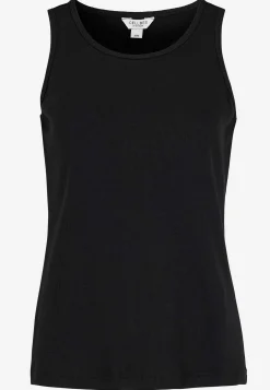 Tanktoppe|Toppe Og Tanktoppe-Cellbes of Sweden Ribbet singlet Sort