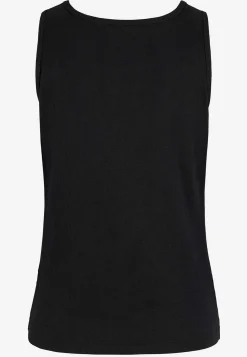 Tanktoppe|Toppe Og Tanktoppe-Cellbes of Sweden Ribbet singlet Sort