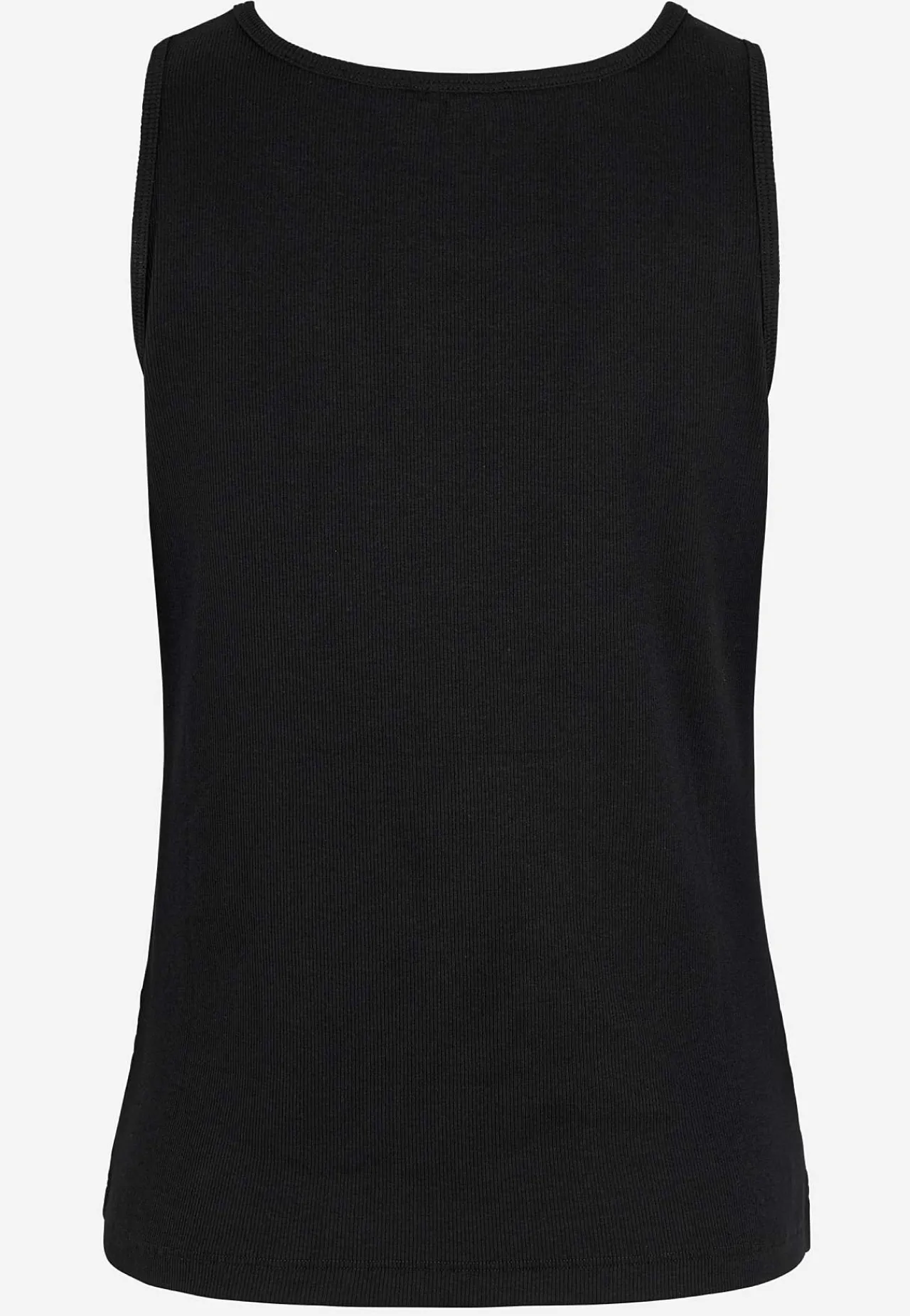 Tanktoppe|Toppe Og Tanktoppe-Cellbes of Sweden Ribbet singlet Sort