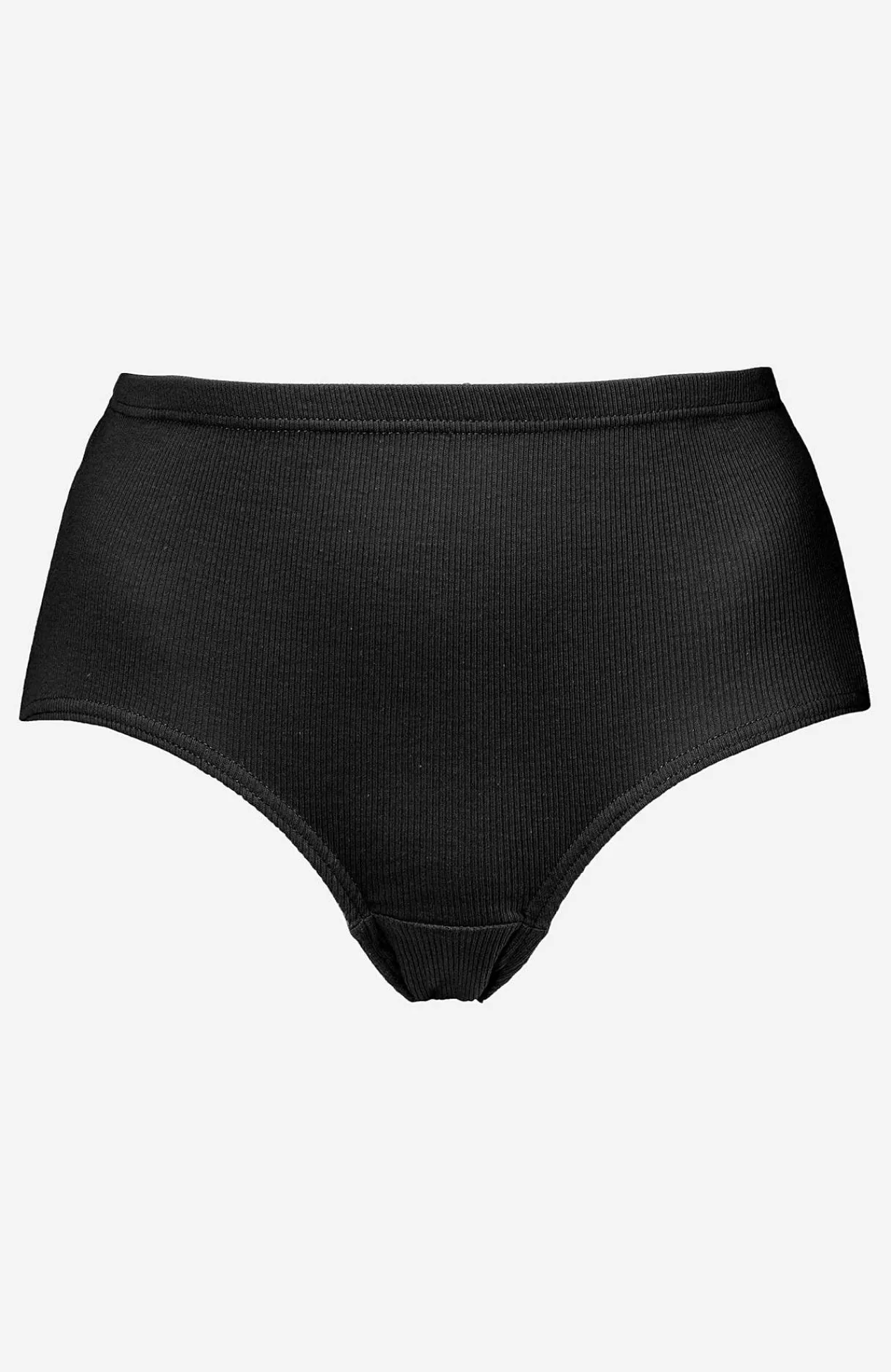 Undertøj|Flerpak Undertøj-Cellbes of Sweden Ribbet trusse i bomuld 6-pack Sort