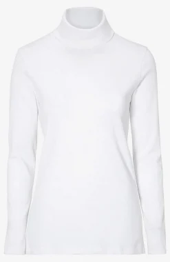 Poloskjorter|Toppe-Cellbes of Sweden Ribbet turtleneck trøje i økologisk bomuld | Cellbes