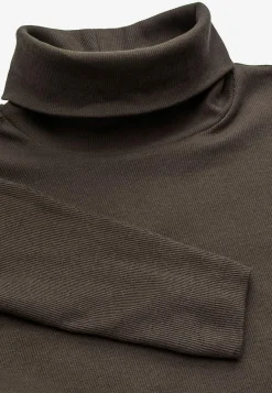 Poloskjorter|Toppe-Cellbes of Sweden Ribbet turtleneck trøje i økologisk bomuld | Cellbes