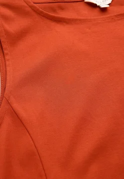 Festkjoler|Festkjoler-Cellbes of Sweden Ærmeløs Premium jerseykjole Rust