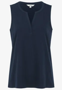 Tanktoppe-Cellbes of Sweden Ærmeløs top i økologisk bomuld 2-pack Hvid + Marine