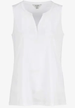 Tanktoppe-Cellbes of Sweden Ærmeløs top i økologisk bomuld 2-pack Hvid + Marine