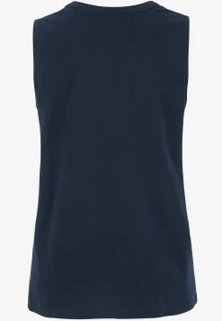 Tanktoppe-Cellbes of Sweden Ærmeløs top i økologisk bomuld 2-pack Hvid + Marine