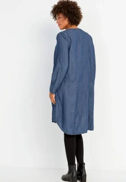 Denimkjoler|Denimkjoler-Cellbes of Sweden Rummelig cowboykjole Mørkeblå / Denim