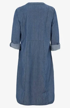 Denimkjoler|Denimkjoler-Cellbes of Sweden Rummelig cowboykjole Mørkeblå / Denim