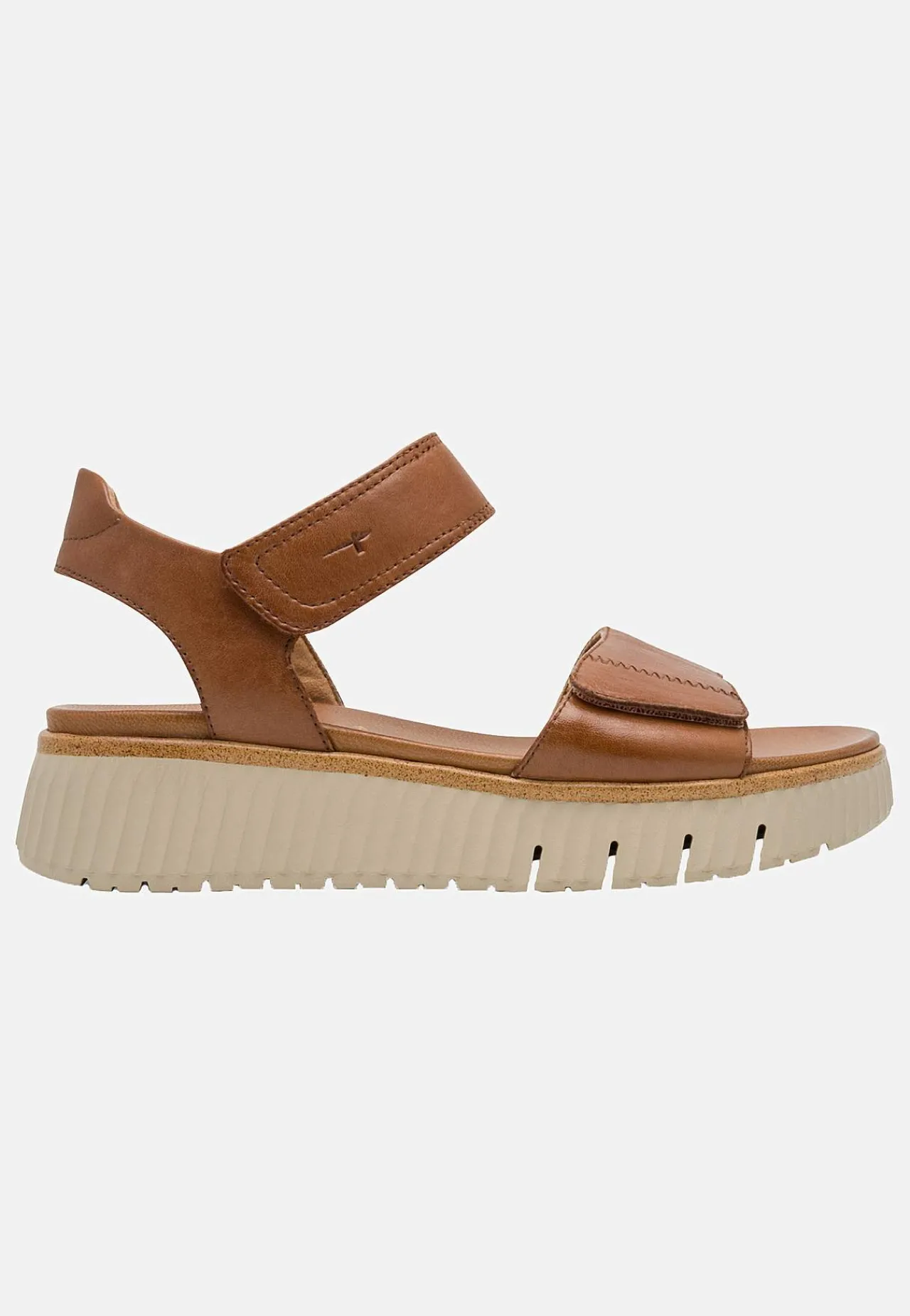 Lædersko|Sandaler-Tamaris Sandal med velcrolukning | Cellbes
