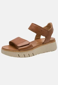 Lædersko|Sandaler-Tamaris Sandal med velcrolukning | Cellbes