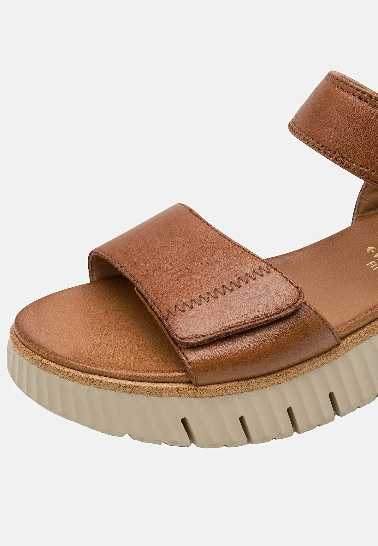 Lædersko|Sandaler-Tamaris Sandal med velcrolukning | Cellbes