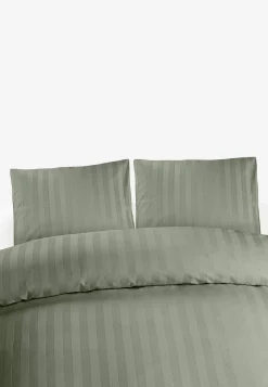Sengesæt-Borganäs Sengesæt i satin 220x210 cm Grøn