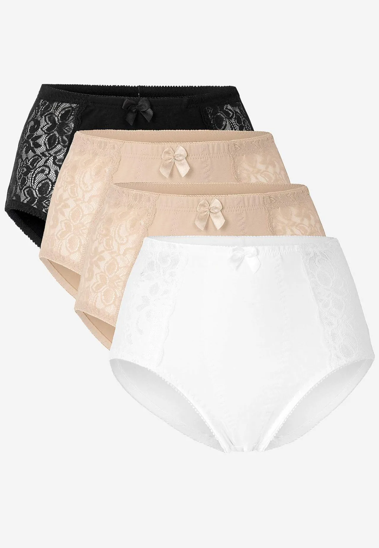 Undertøj|Flerpak Undertøj-Cellbes of Sweden Shapingtrusse 4-pack Sort + Hvid + Beige