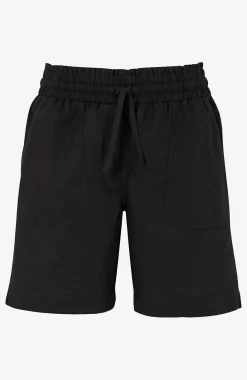 Forårsbukser-Cellbes of Sweden Shorts i vasket bomuld Sort