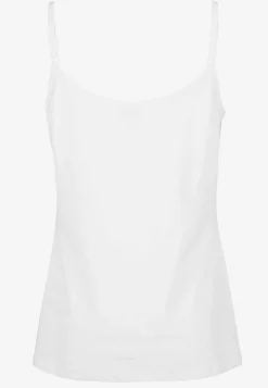 Tanktoppe|Toppe Og Tanktoppe- Singlet i blød, økologisk bomuld 2-pack Sort + Hvid
