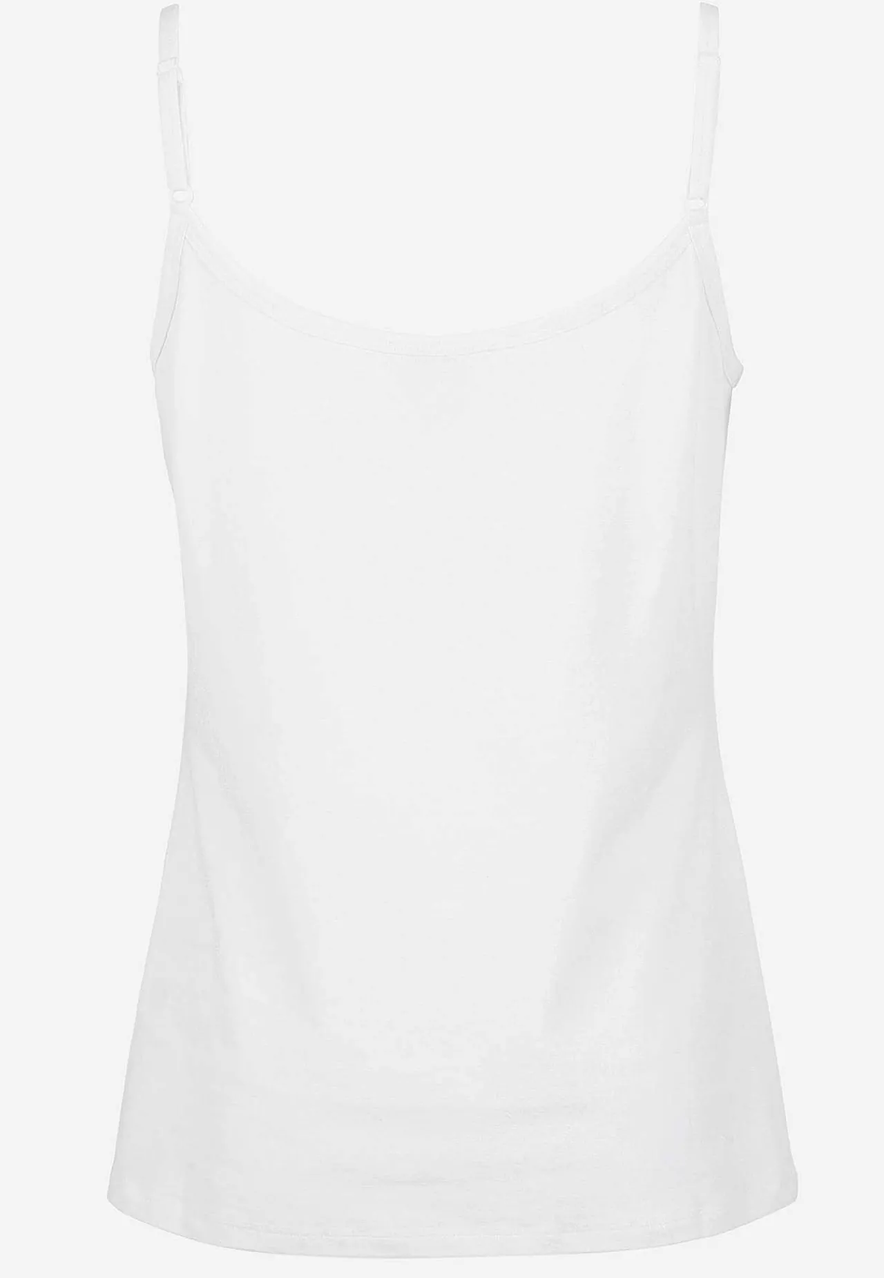 Tanktoppe|Toppe Og Tanktoppe- Singlet i blød, økologisk bomuld 2-pack Sort + Hvid