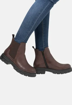 Lædersko|Boots-Rieker Skindstøvle med lynlås | Cellbes