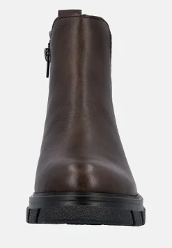 Lædersko|Boots-Rieker Skindstøvle med lynlås | Cellbes