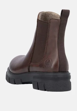 Lædersko|Boots-Rieker Skindstøvle med lynlås | Cellbes