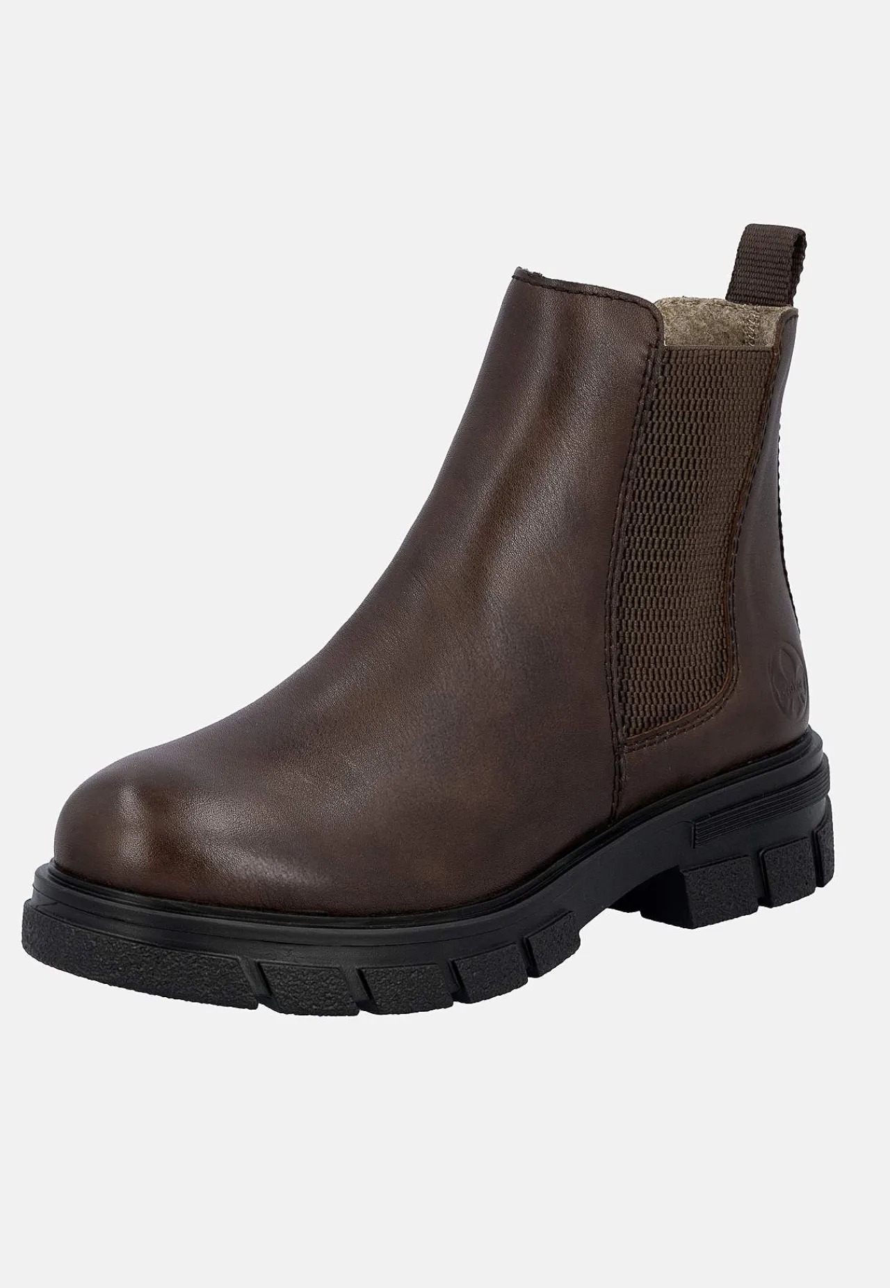 Lædersko|Boots-Rieker Skindstøvle med lynlås | Cellbes