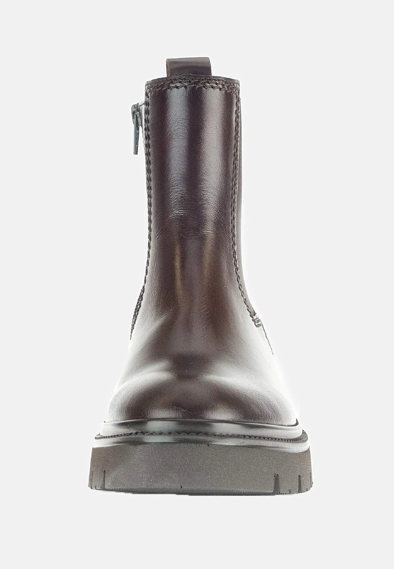 Lædersko|Boots-Gabor Skindstøvle med lynlås | Cellbes