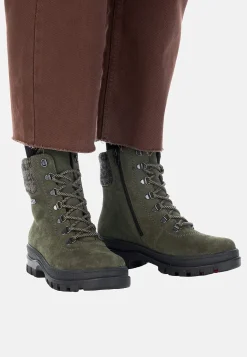 Lædersko|Boots-Rieker Skindstøvle med udtrækkelige crampons | Cellbes