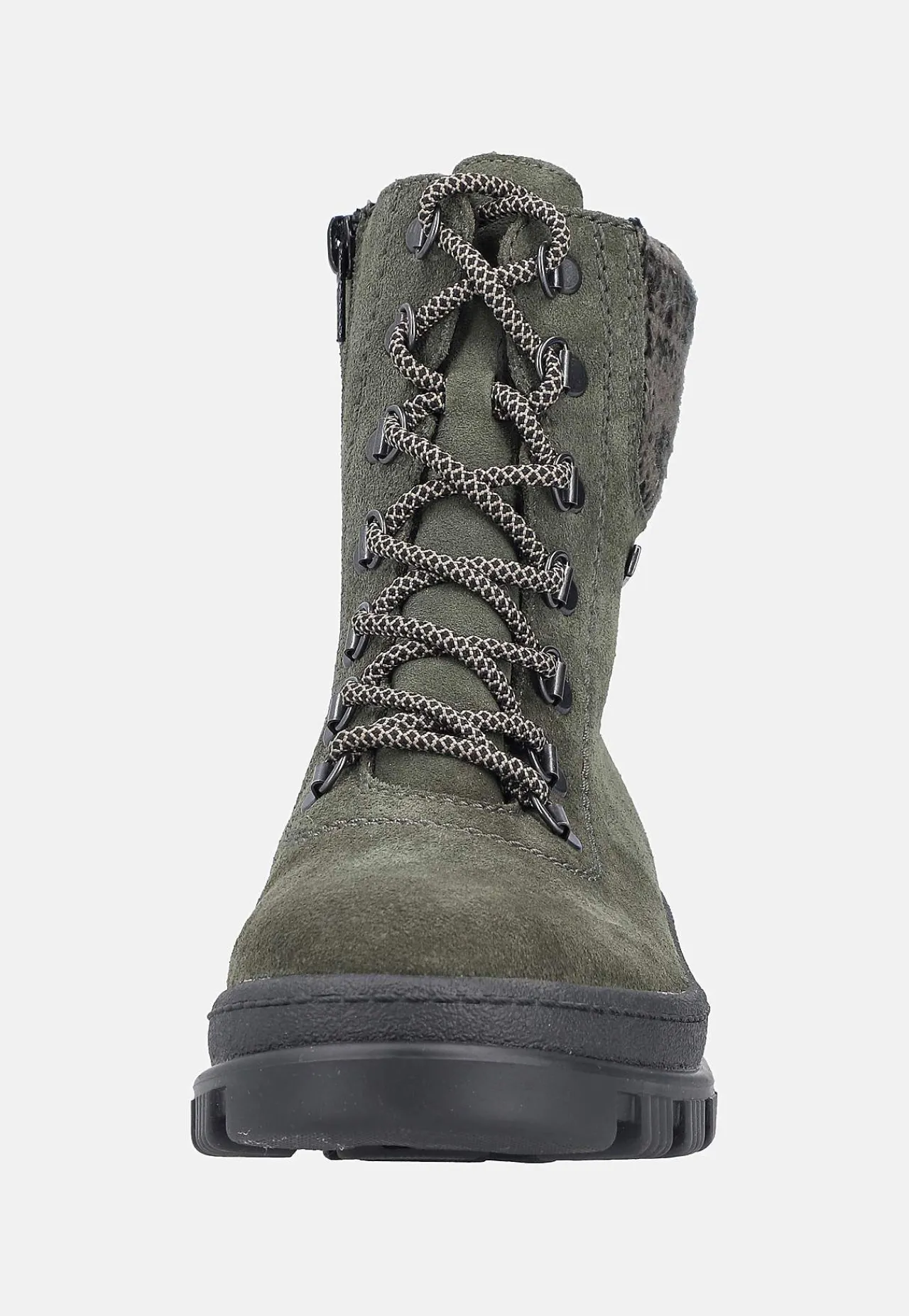Lædersko|Boots-Rieker Skindstøvle med udtrækkelige crampons | Cellbes