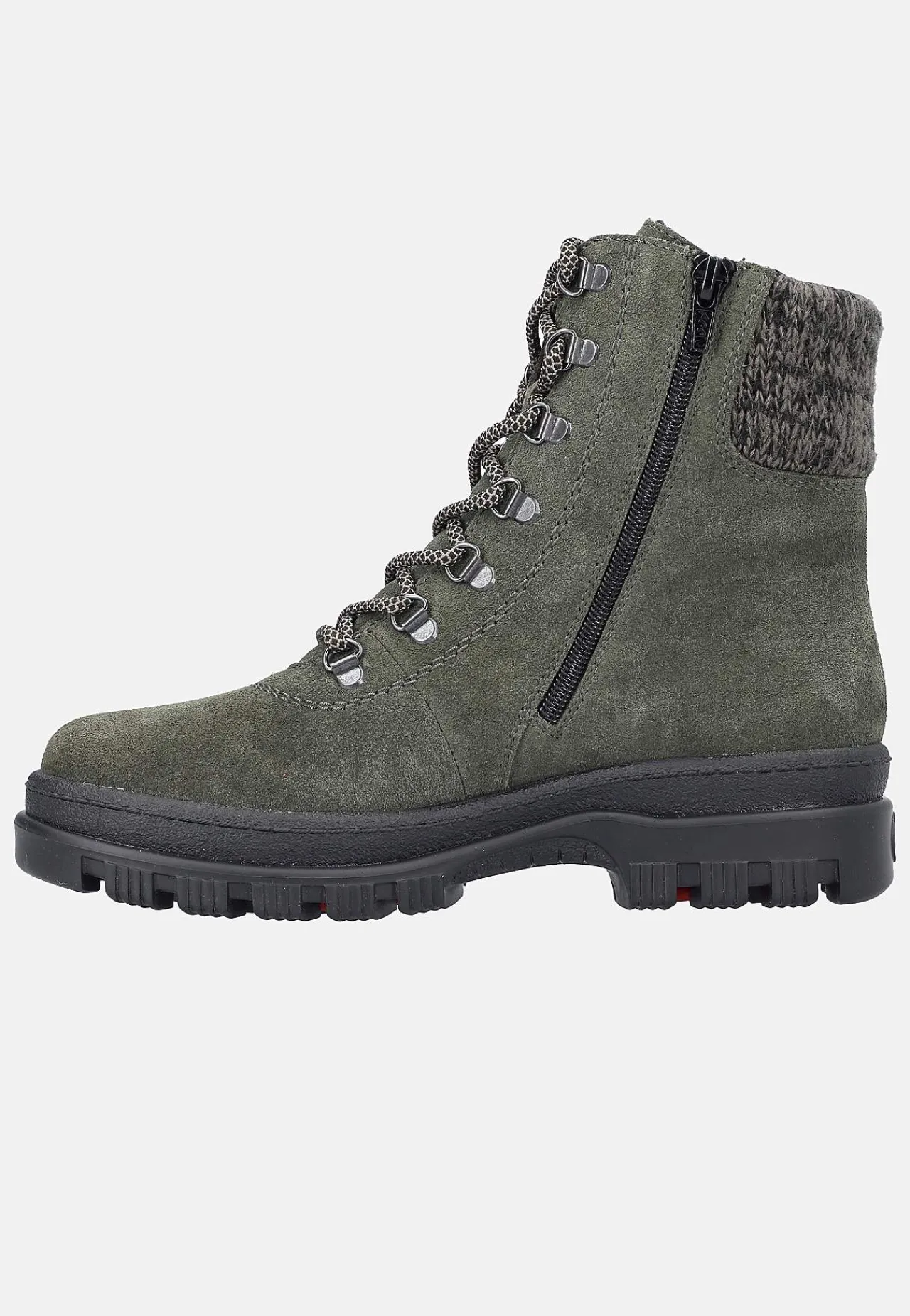 Lædersko|Boots-Rieker Skindstøvle med udtrækkelige crampons | Cellbes