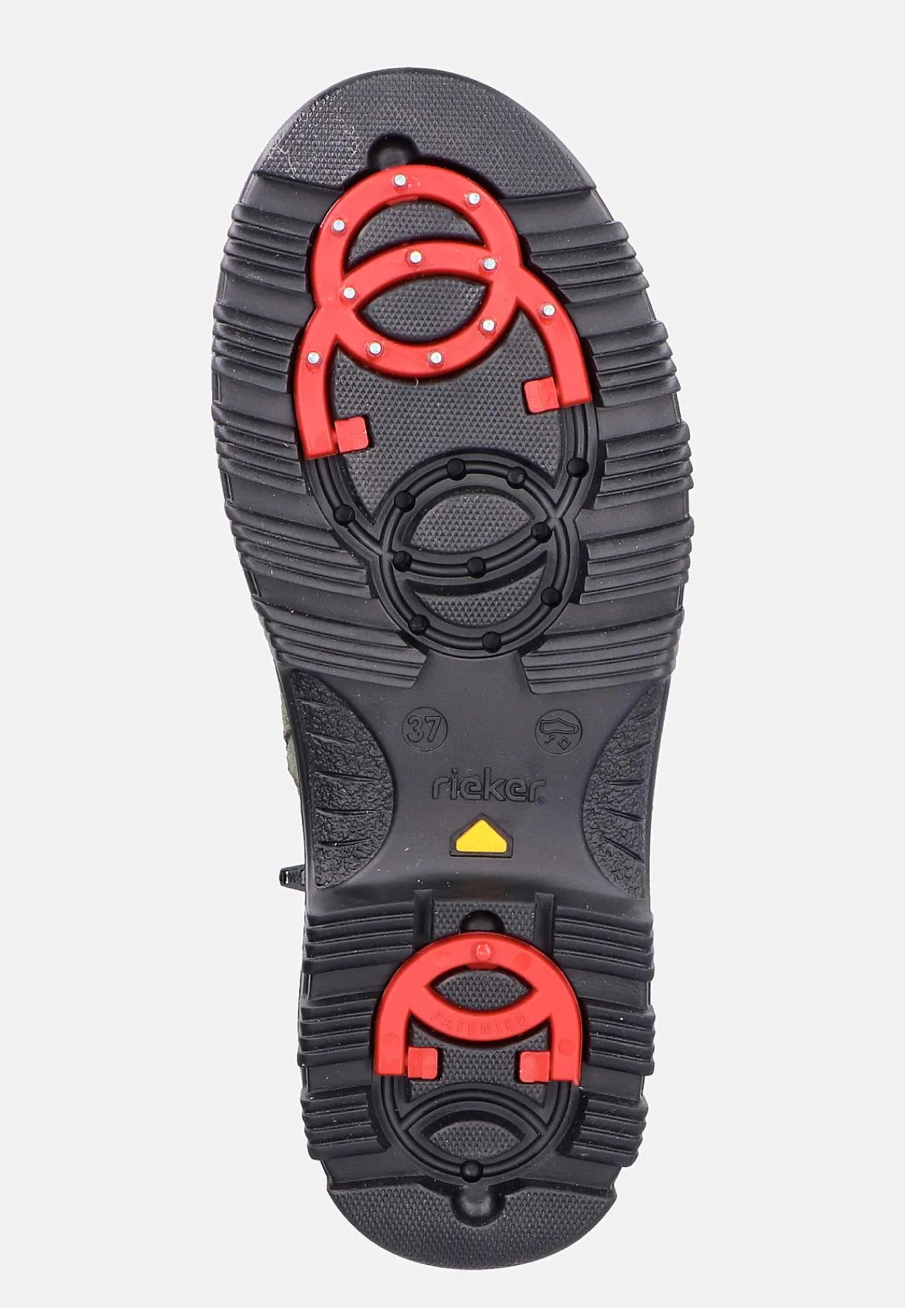 Lædersko|Boots-Rieker Skindstøvle med udtrækkelige crampons | Cellbes