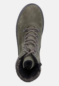 Lædersko|Boots-Rieker Skindstøvle med udtrækkelige crampons | Cellbes