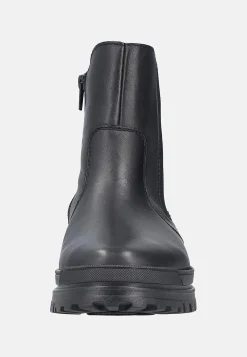 Lædersko|Boots-Rieker Skindstøvle med udtrækkelige crampons Sort