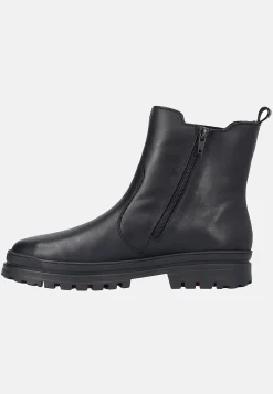 Lædersko|Boots-Rieker Skindstøvle med udtrækkelige crampons Sort