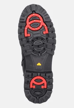 Lædersko|Boots-Rieker Skindstøvle med udtrækkelige crampons Sort