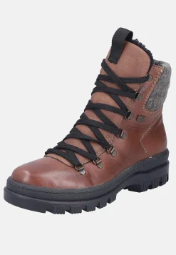 Lædersko|Boots-Rieker Skindstøvle med udtrækkelige crampons Brun