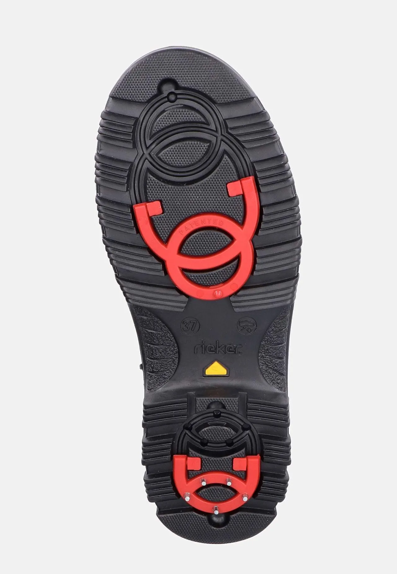 Lædersko|Boots-Rieker Skindstøvle med udtrækkelige crampons Brun