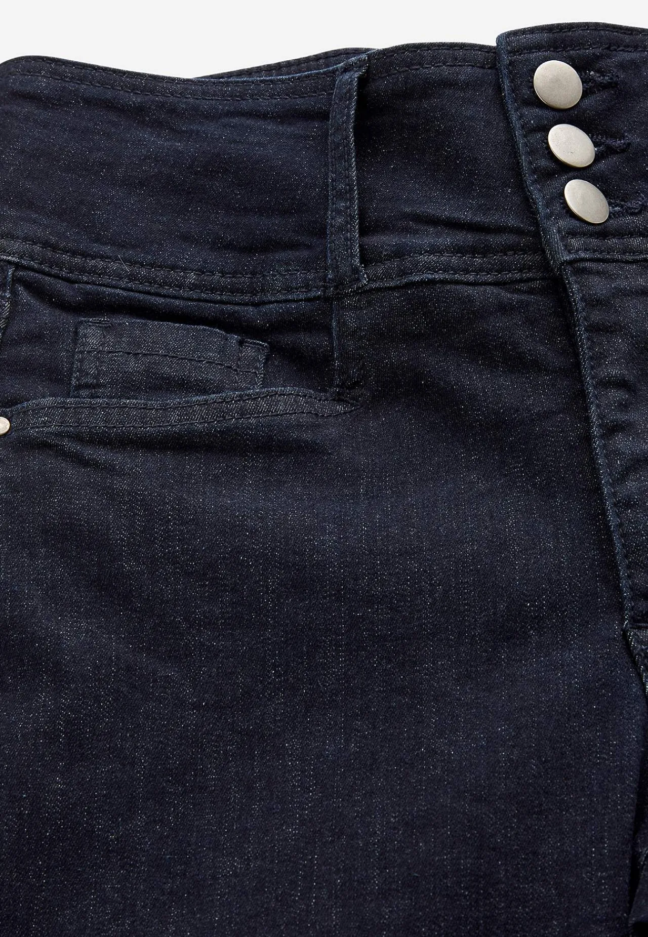Høj Talje|Ankeljeans- Smalle jeans med høj talje - tre længder Jennifer Mørk denim / Ikke vasket