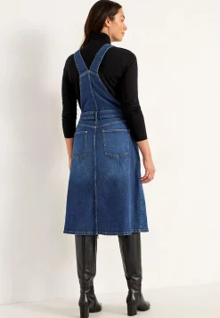 Denimkjoler|Denimkjoler-Cellbes of Sweden Smækkjole i denim Mørkeblå / Denim