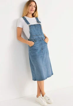 Denimkjoler|Denimkjoler-Cellbes of Sweden Smækkjole i denim Lyseblå / Denim