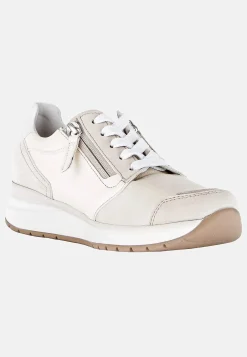 Sneakers|Lædersko- Sneakers Hallux valgus Lys beige