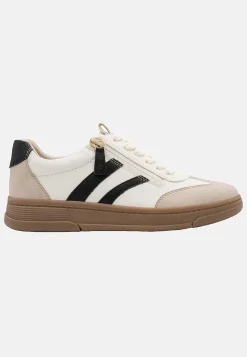 Sneakers-Jana Sneakers med lynlås Beige
