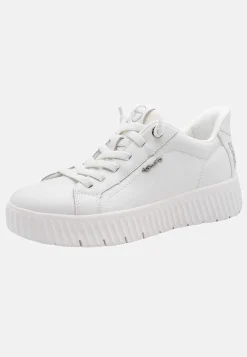 Sneakers|Lædersko-Tamaris Sneakers Step in Hvid