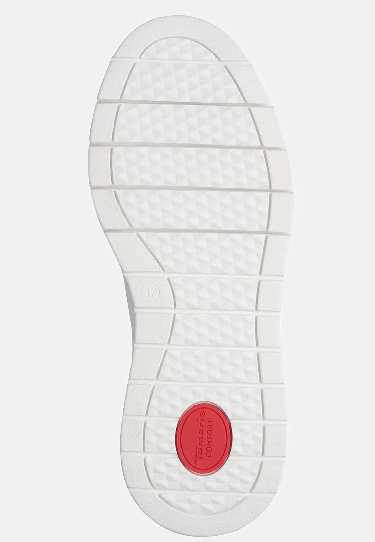 Sneakers|Lædersko-Tamaris Sneakers Step in Hvid