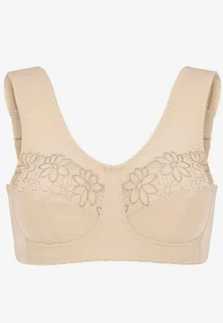 2-Pack|Undertøj-Cellbes of Sweden Soft BH med broderi Lily 2-pack Sort + Beige