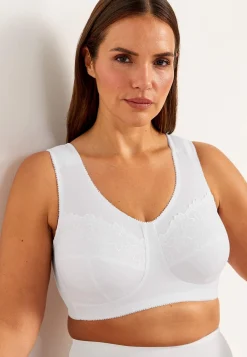 2-Pack|Undertøj-Cellbes of Sweden Soft BH med broderi Lily 2-pack Sort + Hvid