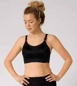 Undertøj|Bh-Triumph Sports-bh med bøjle Triaction Control Lite Sort