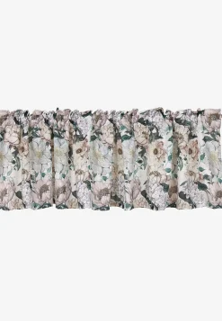 Gardinkapper- Storblomstret multibåndskappe Offwhite / Blomstret