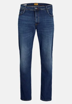 Regular Fit- Stretchjeans Blå denim