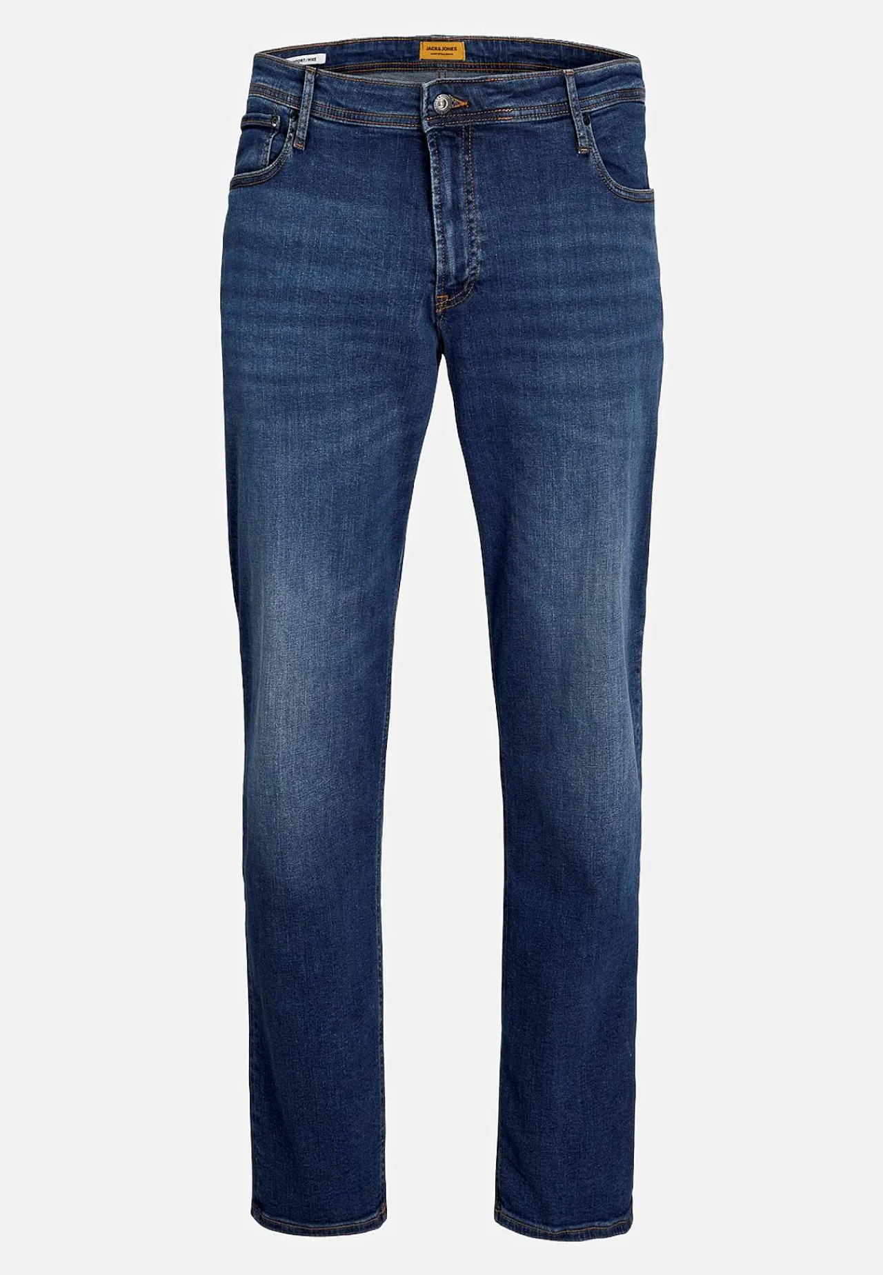 Regular Fit- Stretchjeans Blå denim